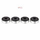 4 Pcs Anti-Vibration Floor Spikes Feet for Speakers and Electrical Devices