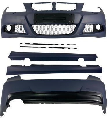 Body Kit Bmw E90 Sedan 2005-2008 M Pack Χωρίς Ανοίγματα Parktonic