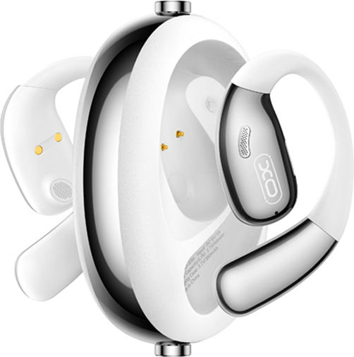 XO G36 Open Ear Casti Bluetooth Handsfree cu Husă de Încărcare Albe