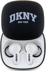 DKNY 3D Rubber In-ear Bluetooth Handsfree Earphones with Charging Case Matte Finish Black