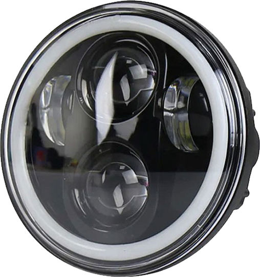 Εμπρόσθιο Φανάρι Led 5.75'' Universal Αυτοκινήτου Μηχανής 1τμχ 815263 Oem