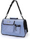 Nobleza Handbag for Carrying Dog / Cat up to 4kg Blue L53.5xW27xH23cm