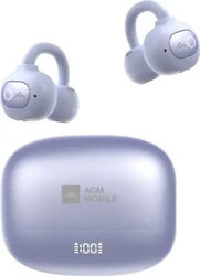 AGM Open Buds 1 Bluetooth-Kopfhörer, schweißbeständig, mit Ladekoffer, Lila AGM Open Buds 1 Bluetooth-Kopfhörer, schweißbeständig, mit Ladekoffer, Lila