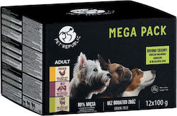 Pet Republic Υγρή Τροφή 12x100gr