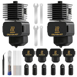 Kit Hotend Bambu Lab A1/A1 Mini Imprimante 3D – 2 Bucăți Cap De Imprimare 0.4 Mm Duze Oțel 0.2 0.4 0.6 Mm Mâneci Silicon Ace Curățare Pensetă Kit Hotend Bambu Lab A1/A1 Mini Imprimante 3D – 2 Bucăți Cap De Imprimare 0.4 Mm Duze Oțel 0.2 0.4 0.6 Mm Mâneci Silicon Ace Curățare Pensetă