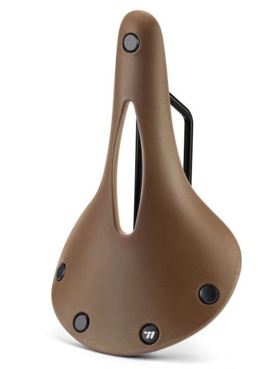 West Biking Bicycle Saddle Carbon Brown 250 x 150 mm