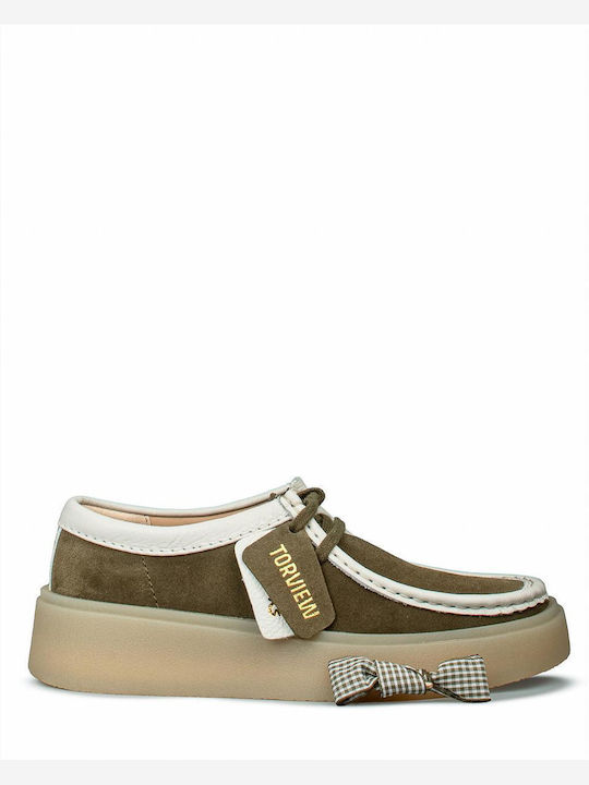Clarks Torview W Mocasini De Damă În Culoare Verde