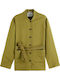 Scotch & Soda Belted Γυναικείο Σακάκι Green Moss