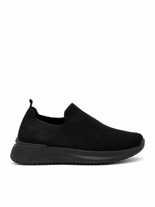 Jomix Damen Slip-Ons Schwarze