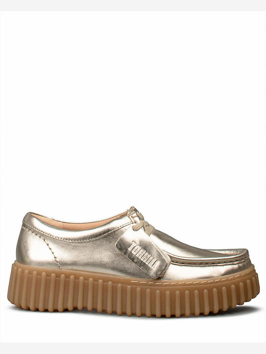 Torhill Bee Women's Moccasins in Gold Colour