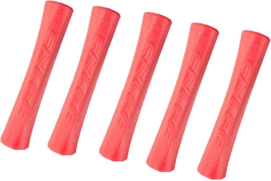 Enlee 5 Pieces Set Brake Lever Cable Cover Mountain Road Bicycle Red