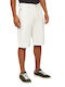 Herren Shorts Denim Creme