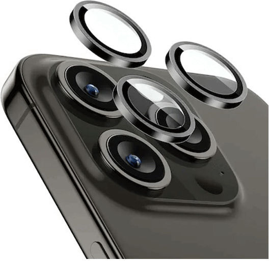 Handy-Kameraschutz Gehärtetes Glas Schwarz Für Das iPhone 13 Pro Max