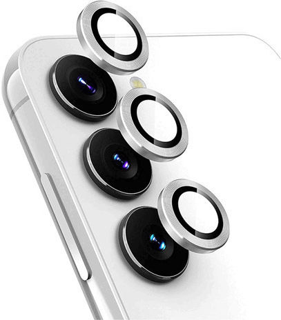 Samsung Galaxy A16 Gehärtetes Glas Silbern Kamera Schutz