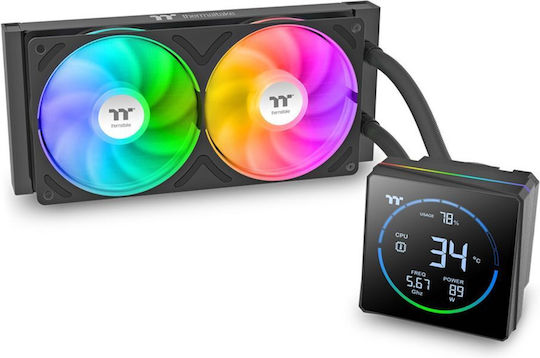 Thermaltake Thermaltake TH240-S V3 ARGB Sync V3 Water Cooling AIO CPU with 2 120mm Fans