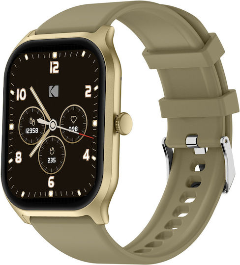 Kodak SW-7224 Smartwatch mit SIM und Herzfrequenzmesser Gold