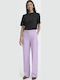 Pantaloni Largi Dama Violet