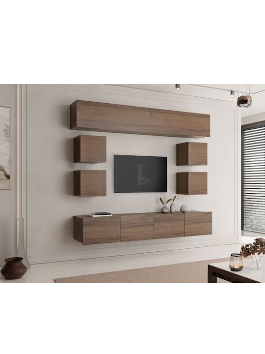 Living Room TV Unit Tivdalu 134 Brown