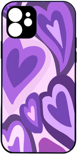 Purple Hearts Design 1 Oppo A5 Pro 5g
