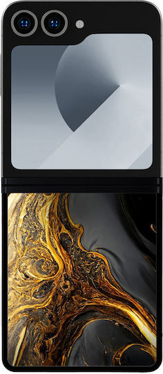 Marmor Schwarz-Gold Samsung Galaxy Z Flip 6 5G