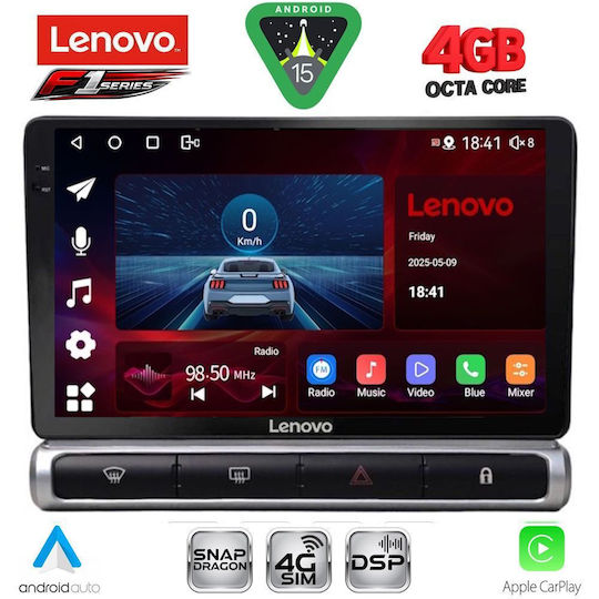 Lenovo Car Audio System for Citroen C3 / DS3 2016 (Bluetooth/USB/WiFi/GPS/Apple CarPlay/Android Auto) with 9" Touch Screen