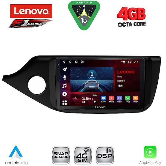 Lenovo Car Audio System for Kia Ceed 2012-2018 Bluetooth USB WiFi GPS Apple CarPlay Android Auto with 9" Touch Screen