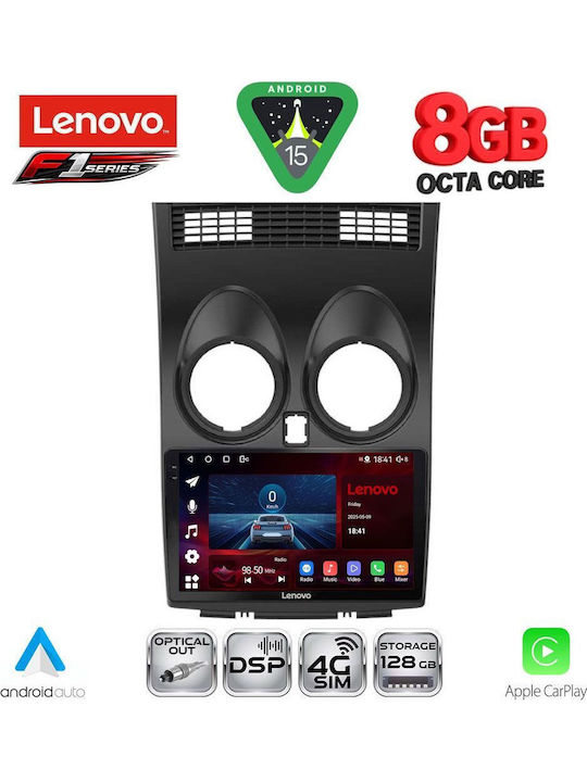 Lenovo Car Audio System for Nissan Qashqai 2007-2014 Bluetooth USB WiFi GPS Apple CarPlay Android Auto with 9" Touch Screen