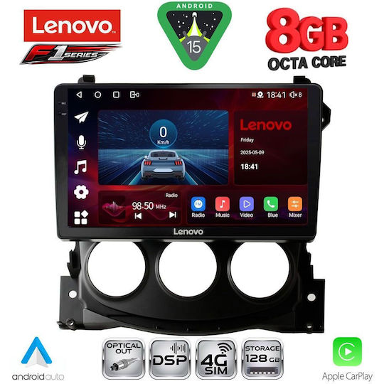 Lenovo Ηχοσύστημα Αυτοκινήτου για Nissan 370Z 2009-2012 (Bluetooth/USB/WiFi/GPS/Apple-Carplay/Android-Auto) με Οθόνη Αφής 9"