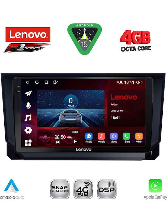 Lenovo Car Audio System for Seat Arona / Ibiza 2018 (Bluetooth/USB/WiFi/GPS/Apple CarPlay/Android Auto) with 9" Touch Screen