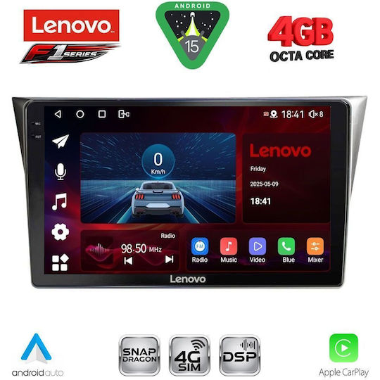 Lenovo Car Audio System for Subaru Impreza 2002-2008 Bluetooth USB WiFi GPS Apple CarPlay Android Auto with 9" Touch Screen