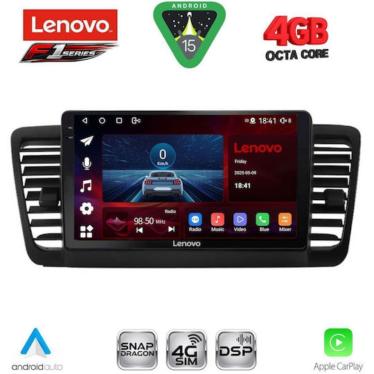 Lenovo Car Audio System for Subaru Legacy / Outback 2002-2008 Bluetooth USB WiFi GPS Apple CarPlay Android Auto with 9" Touch Screen