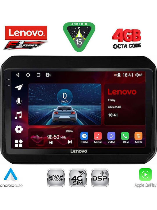Lenovo Car Audio System for Suzuki Ignis 2016 Bluetooth USB WiFi GPS Apple CarPlay Android Auto with 9" Touch Screen
