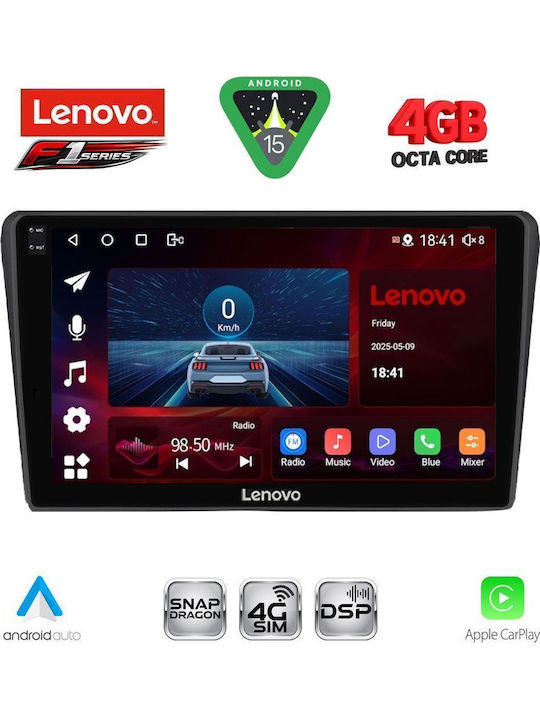Lenovo Car Audio System for Toyota Avensis 2003-2009 (Bluetooth/USB/WiFi/GPS/Apple CarPlay/Android Auto) with 9" Touch Screen