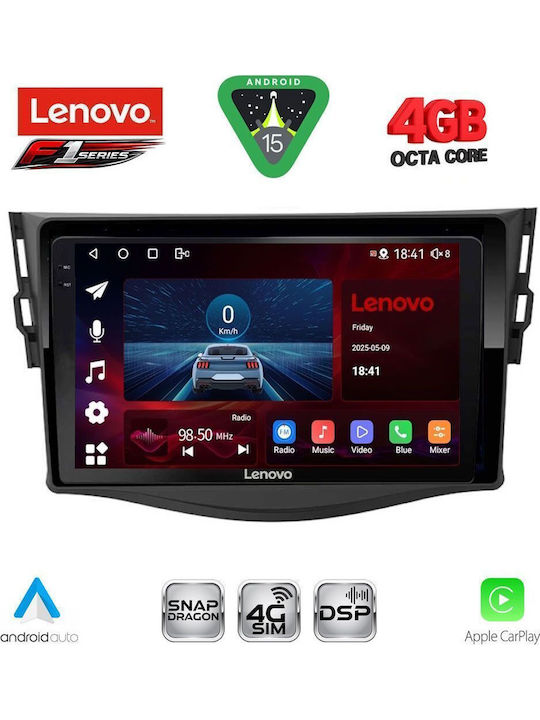 Lenovo Car Audio System for Toyota RAV 4 2006-2012 (Bluetooth/USB/WiFi/GPS/Apple CarPlay/Android Auto) with 9" Touch Screen