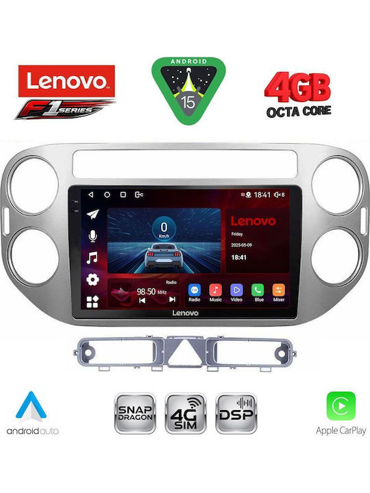 Lenovo Car Audio System for Volkswagen Tiguan 2004-2011 Bluetooth USB WiFi GPS Apple CarPlay Android Auto with 9" Touch Screen