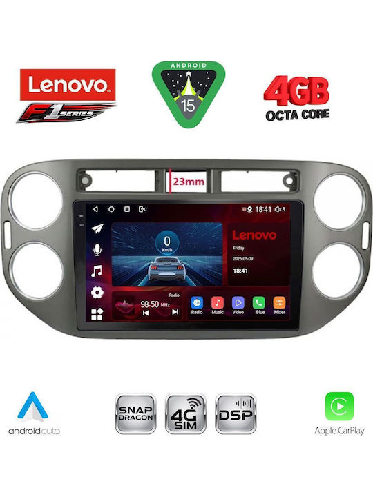 Lenovo Car Audio System for Volkswagen Tiguan 2011-2016 Bluetooth USB WiFi GPS Apple CarPlay Android Auto with 9" Touch Screen