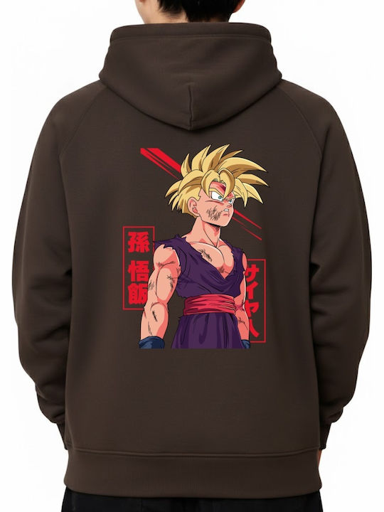 Блуза С Качулка Zip Super Saiyan 2 Gohan Battle...