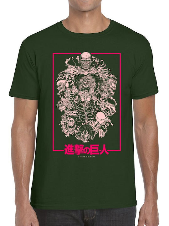 T-shirt Атака на Титан Titan Forms Pop Culture ...