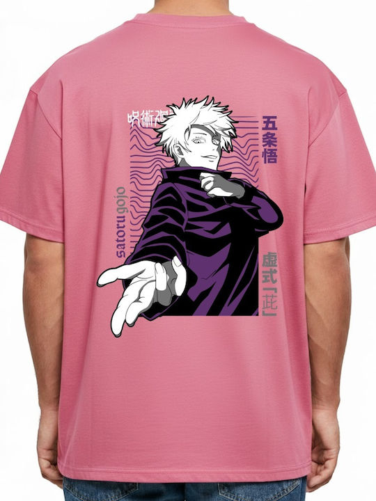 Oversized T-shirt Satoru Gojo Stylized Portrait...
