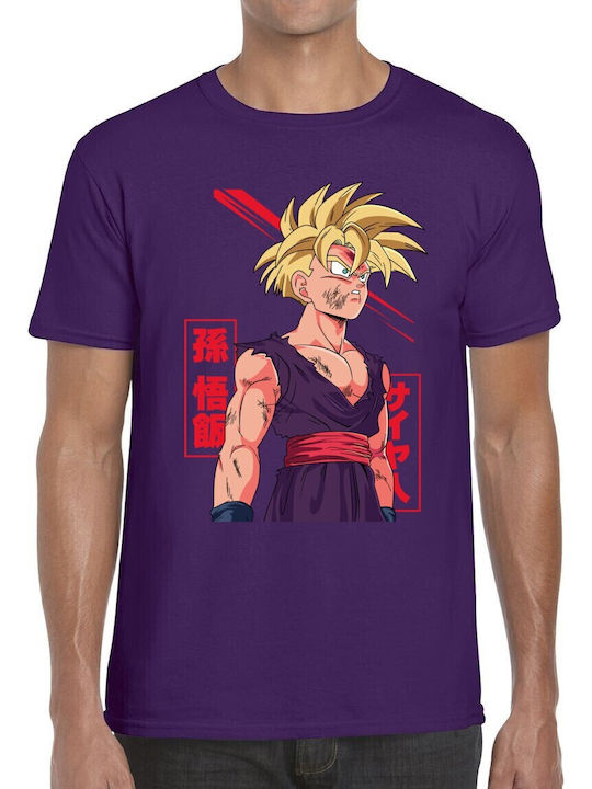 Тениска Super Saiyan 2 Gohan Battle Damaged Pop...