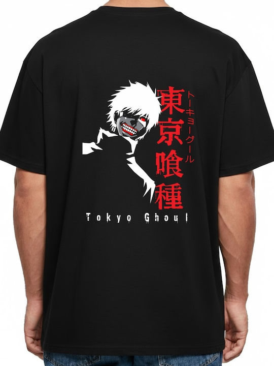 Oversized T-shirt Tokyo Ghoul Logo Pop Culture Black