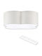 Navaris Ceiling Light 42cm White with Integrated LED and Remote Control