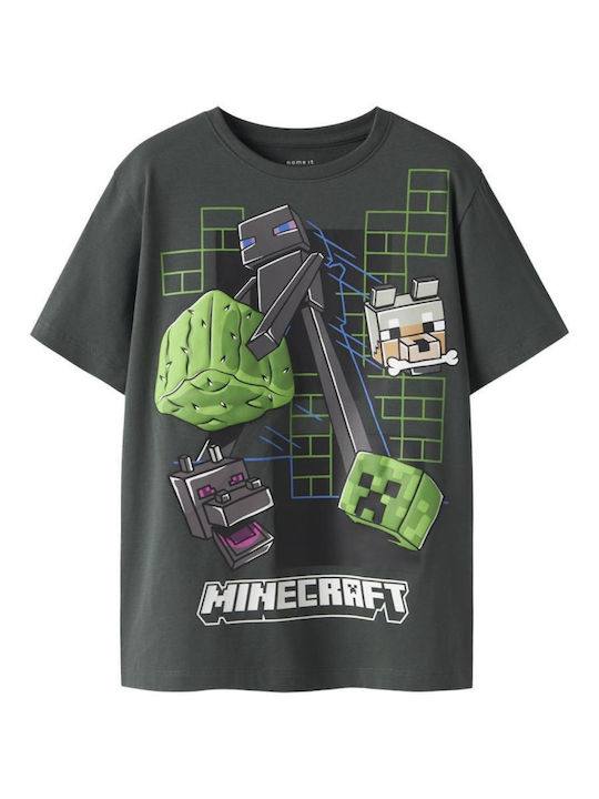 Παιδικό T-shirt Χακί Minecraft