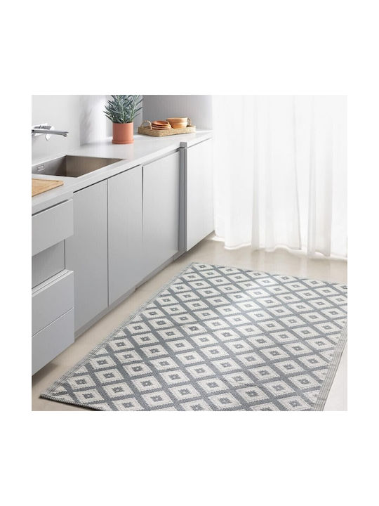 Jemidi24 Χαλί Εξωτερικού Χώρου 120x180cm White/grey