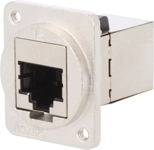 Бързосъединител Ft Rj45 8p8c Cat 6a Екранен 19x24mm Метален Cp30225sm3