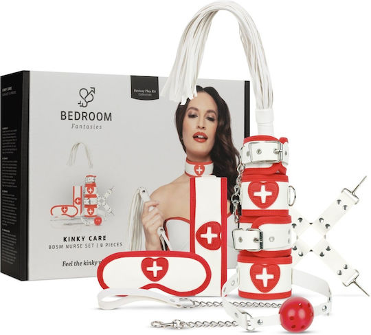 Bedroom Fantasies BDSM Kit σε Κόκκινο Χρώμα 8τμχ