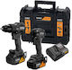 DEWALT McLaren Battery Powered Tool Set Impact Drill Driver & Impact Screwdriver Brushless 18V with 2 Batteries 5Ah