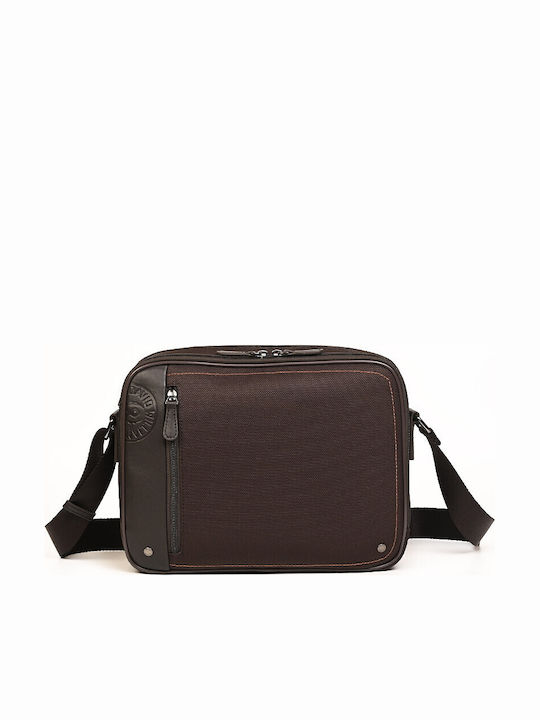 Herren Schulter / Crossbody Tasche Braun