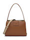 City Women's Tote Handbag Brown