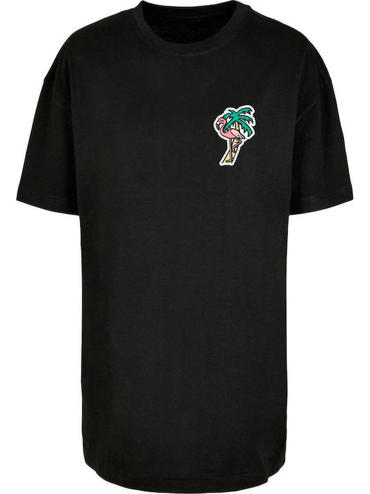 Mister Tee Damen Oversized T-Shirt Schwarz